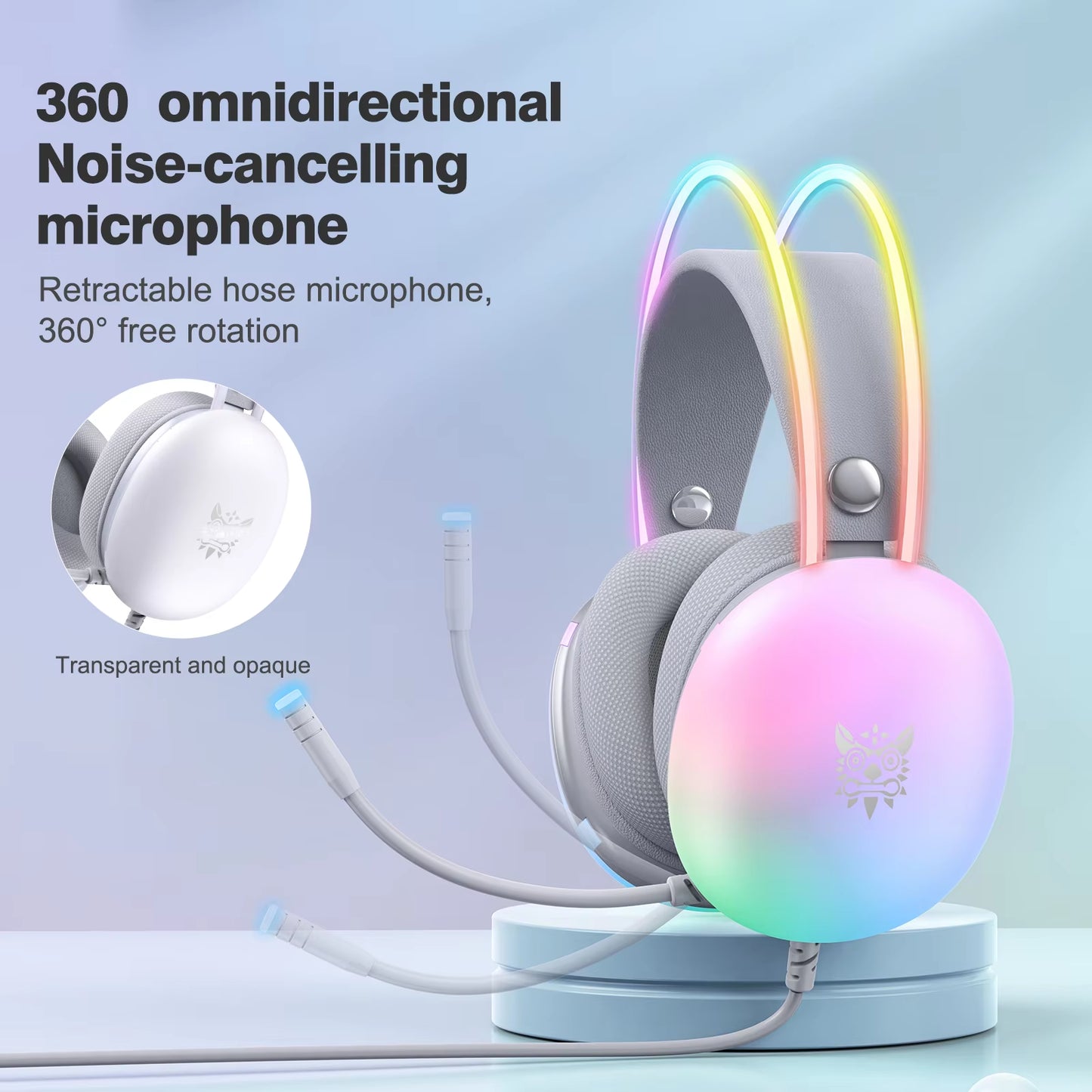 ๐ง๐ฎ Gaming Headset + RGB Mouse Esports Combo โ Full RGB Light Design, Noise-Cancelling Mic, Ergonomic Build