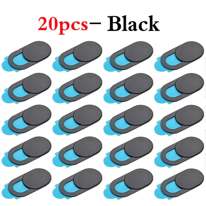 Sliding Webcam Cover (1/5/10/20 Pack) – Ultra-Thin Privacy Camera Cover Slider for Laptop, Phone, Tablet, iPad, MacBook & PC – Anti-Spy Camera Protector Sticker