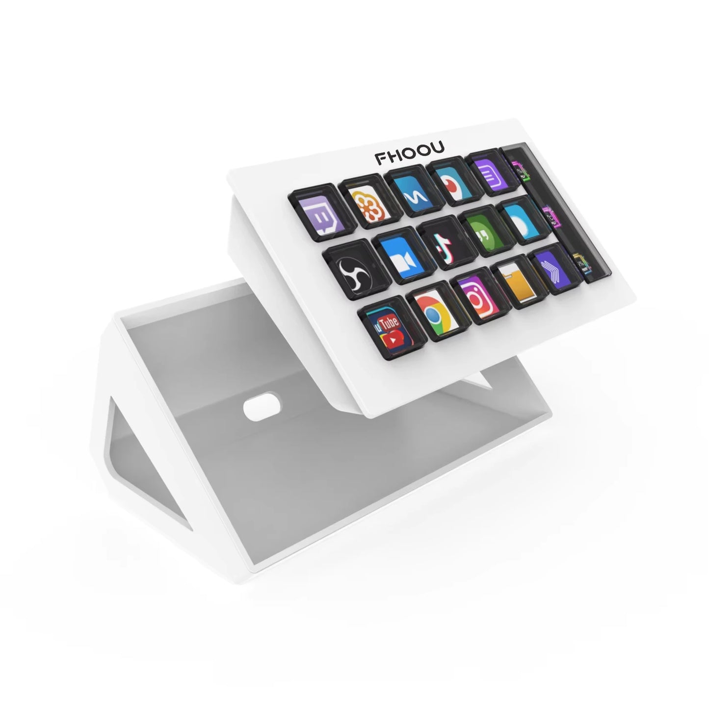 🎮 StreamDeck Mini 15-Key Visual Keyboard — Customizable LCD Macro Controller for Streaming, Gaming, and Content Creation (Windows/Mac)