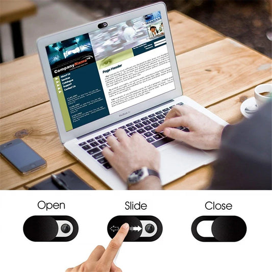 Sliding Webcam Cover (1/5/10/20 Pack) – Ultra-Thin Privacy Camera Cover Slider for Laptop, Phone, Tablet, iPad, MacBook & PC – Anti-Spy Camera Protector Sticker